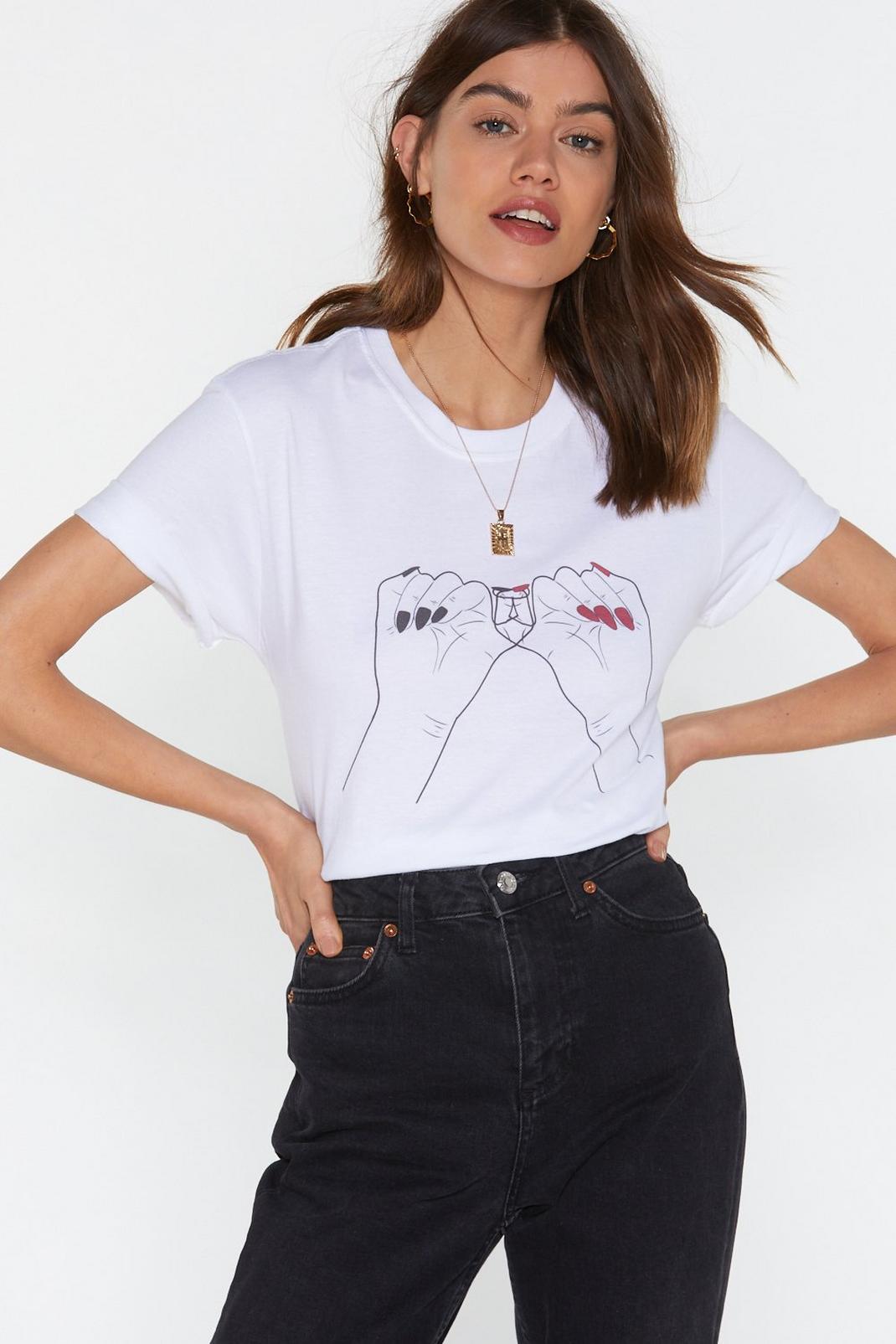 Nasty Gal x Unidays Chained Graphic Tee image number 1