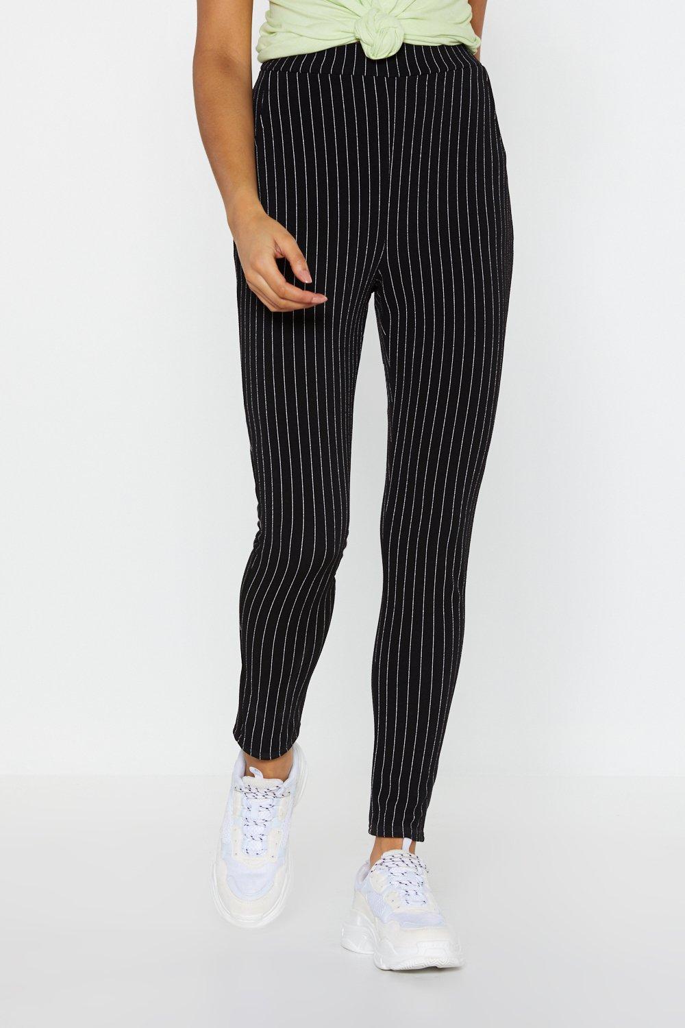 Pinstripe on sale skinny trousers