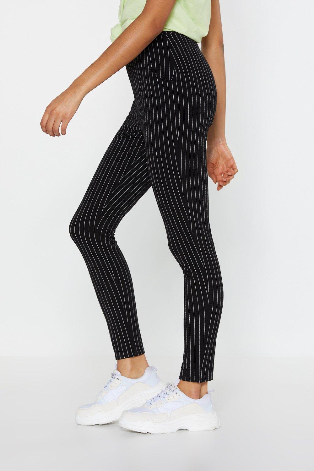 Pinstripe 2024 skinny pants