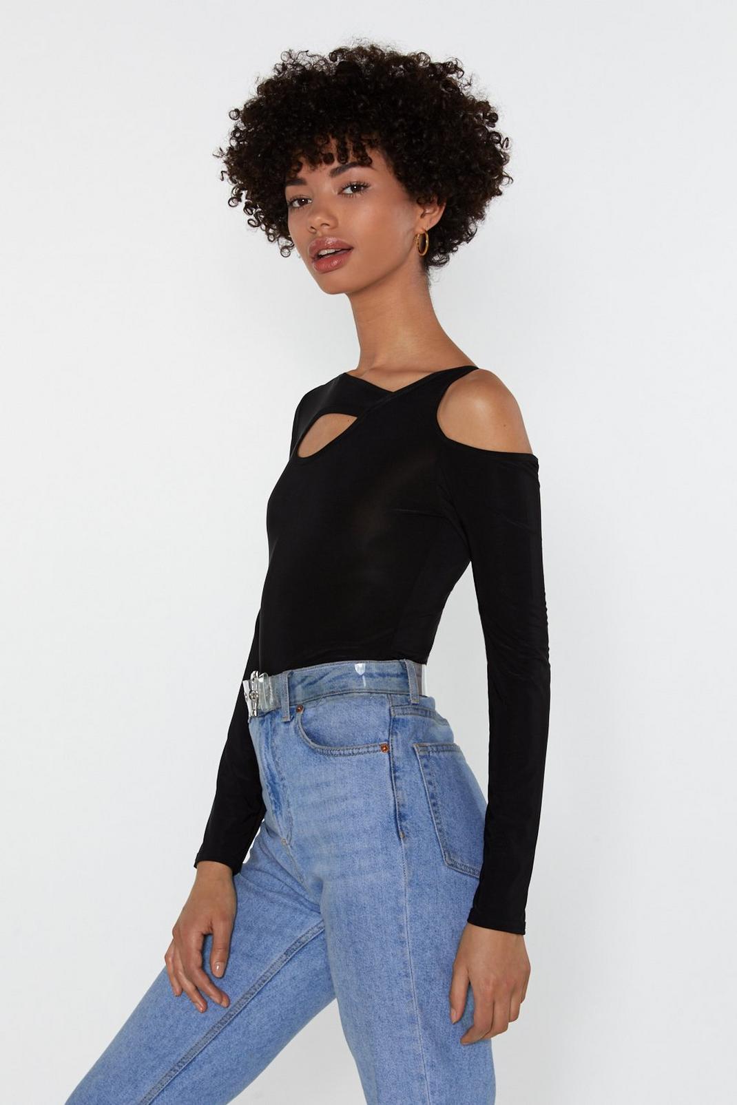 Slinky Cut Out One Shoulder Top | Nasty Gal
