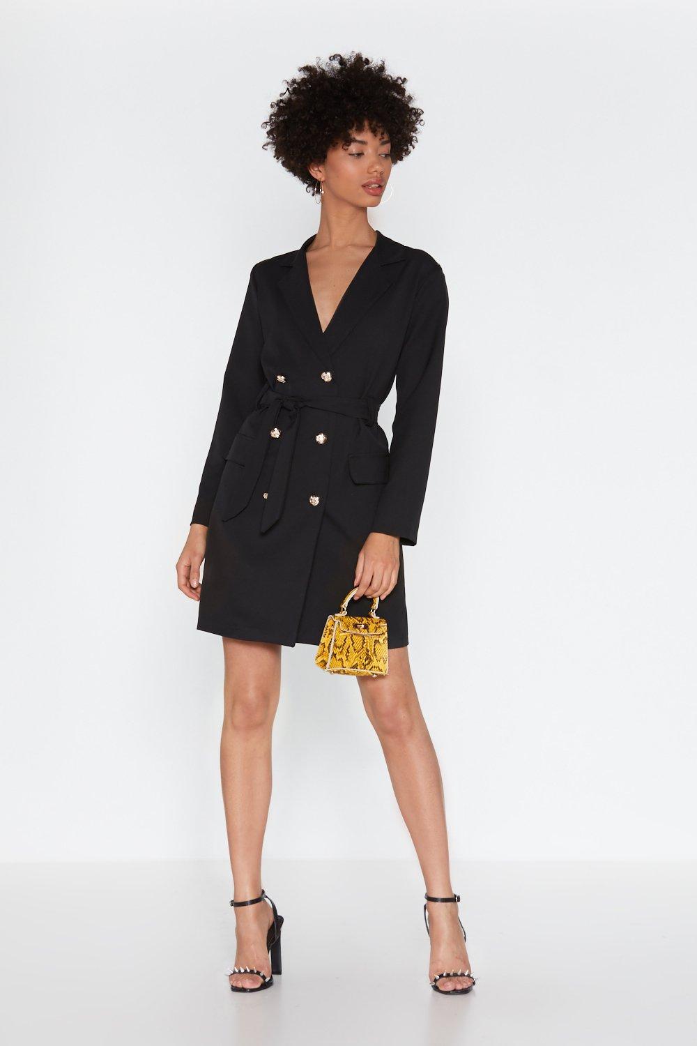 blazer mini dress