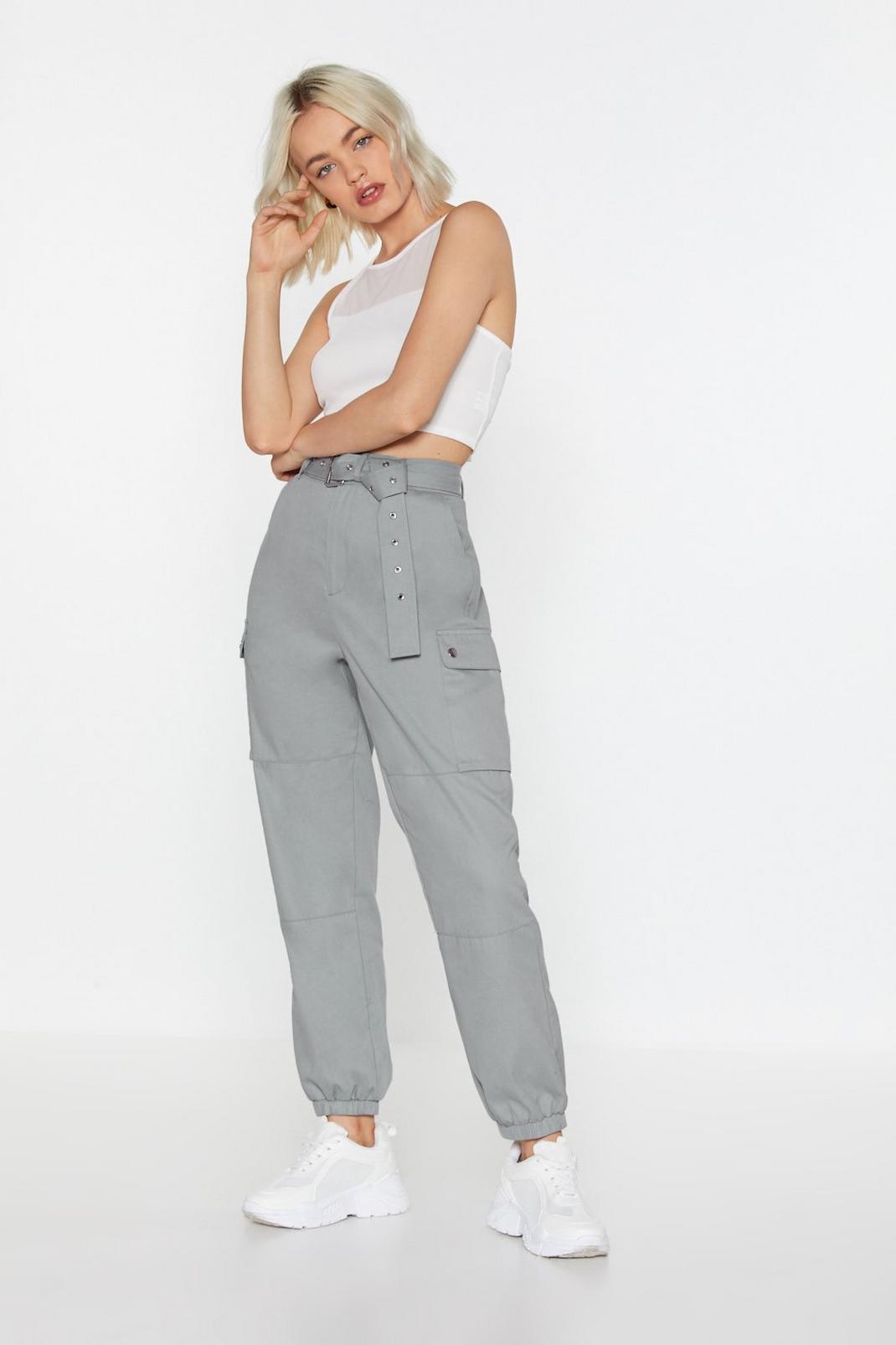 Cargo Belted Trousers image number 1