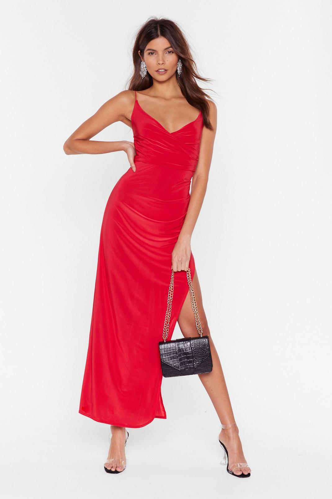 Hot Date Wrap Maxi Dress image number 1