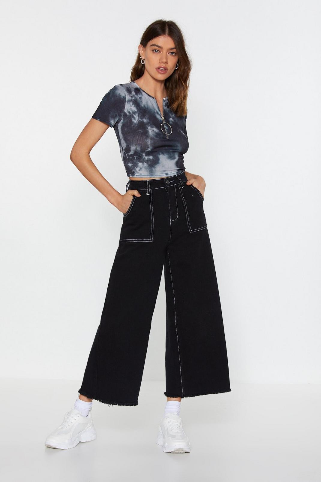 Sew Now What Stitch Culotte Jeans image number 1