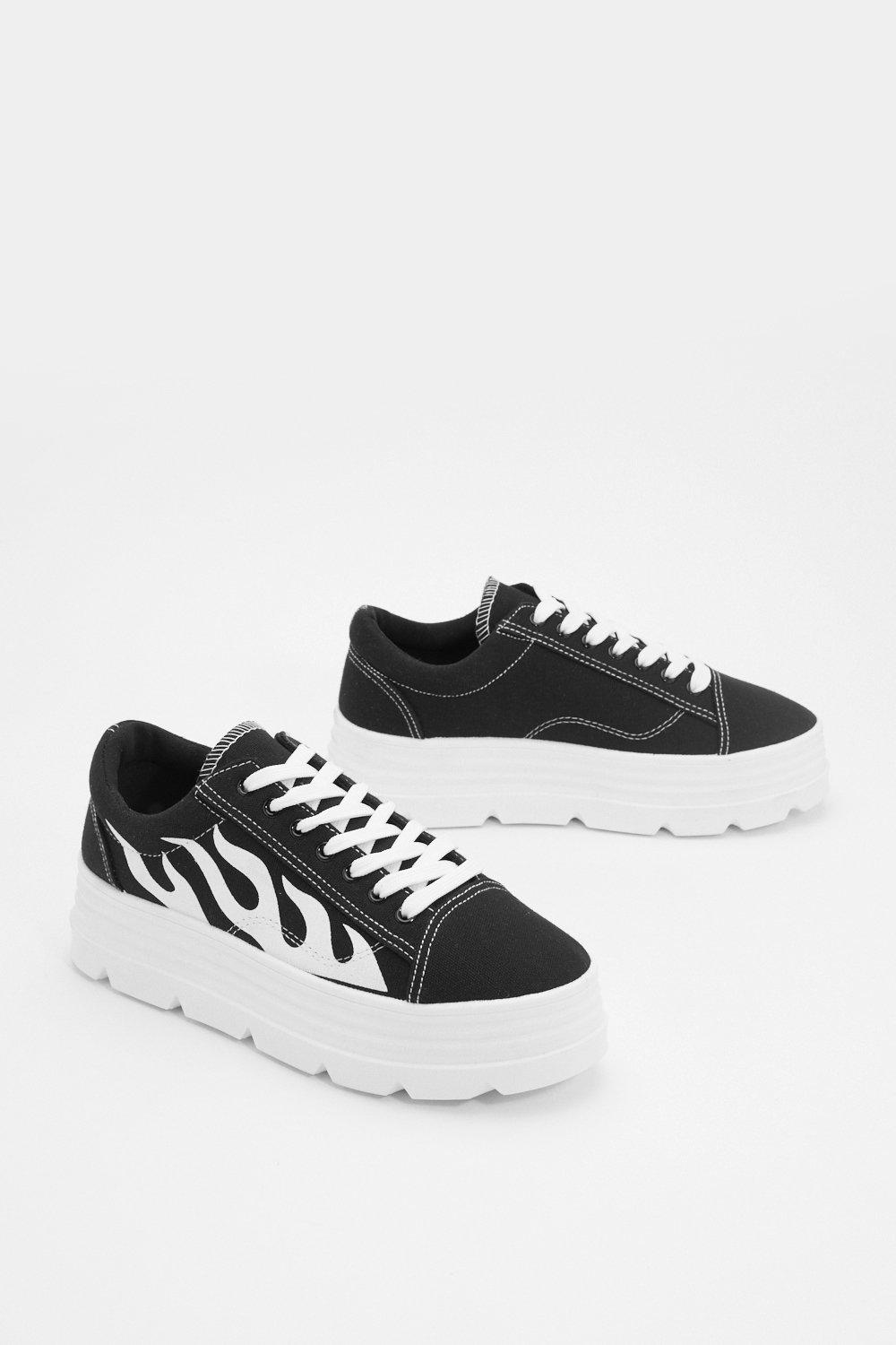 nasty gal platform sneakers