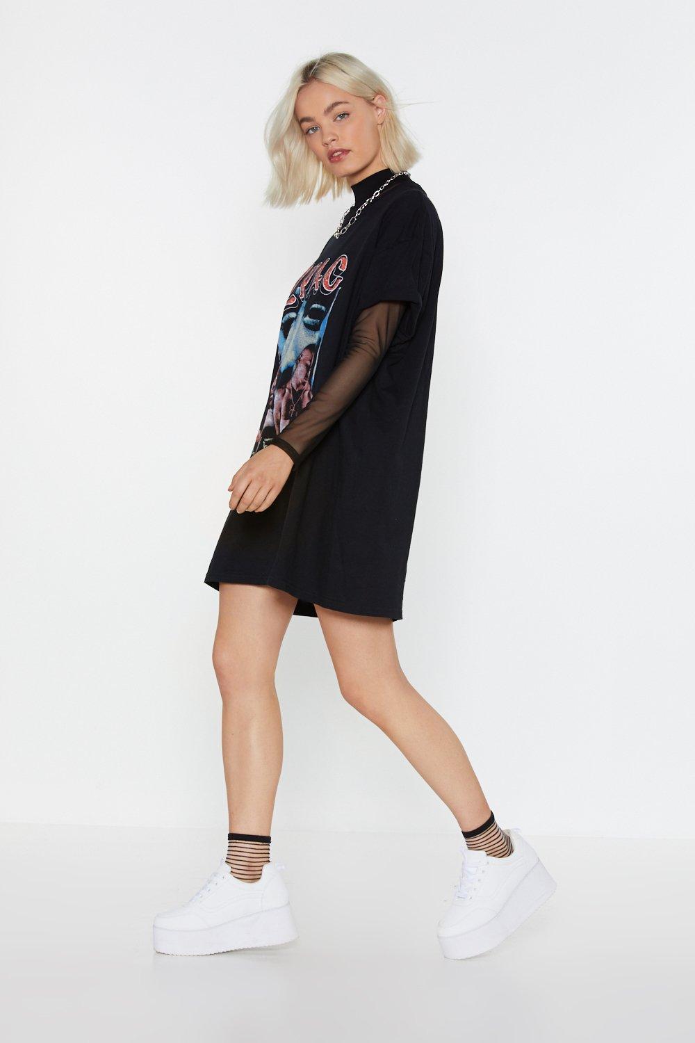 Tupac 2024 shirt dress