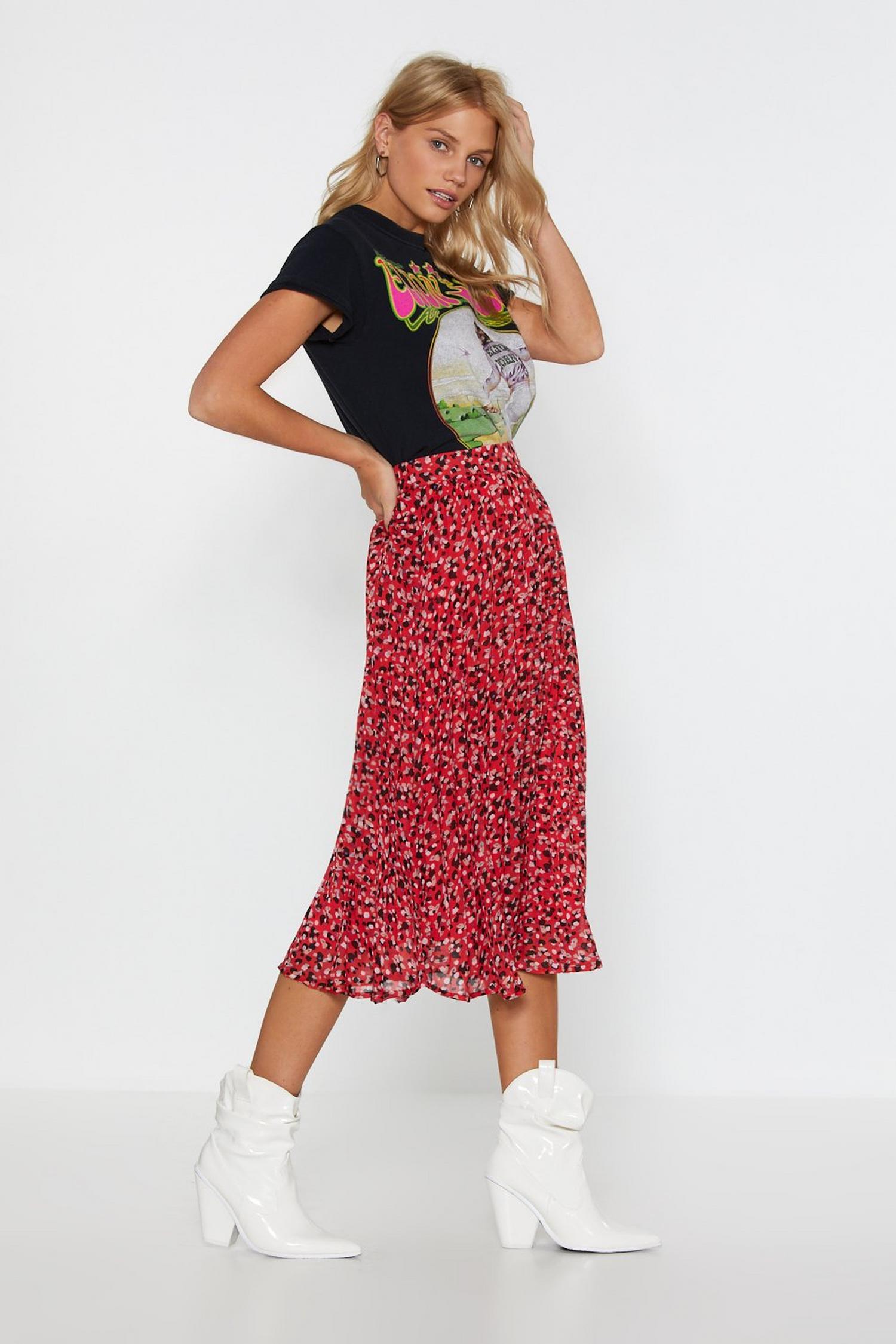 next spotty skirt