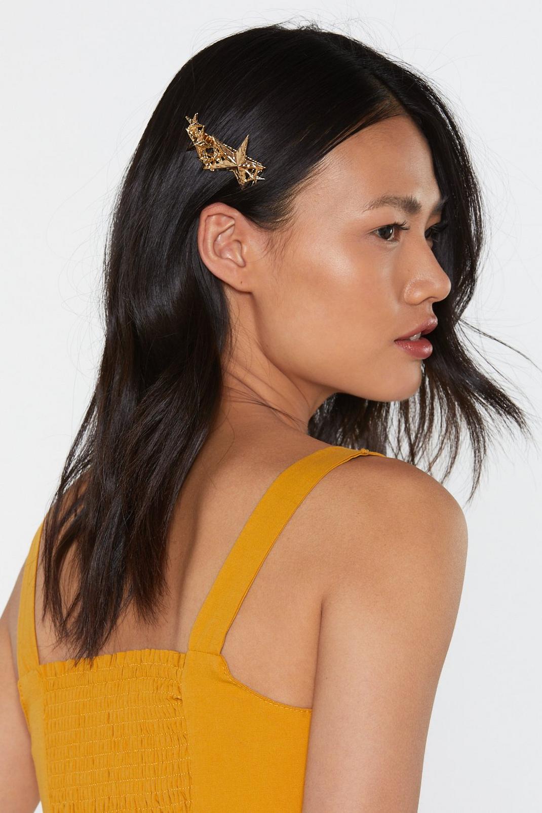 Gold Star Hair Clip image number 1