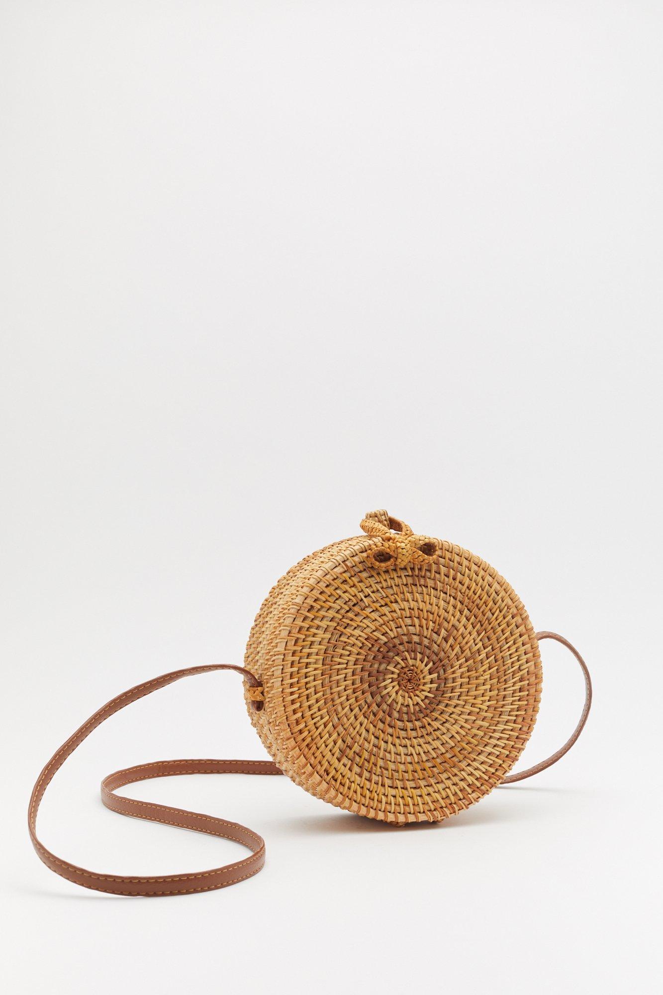 WANT One More Round Wicker Crossbody Bag Nasty Gal