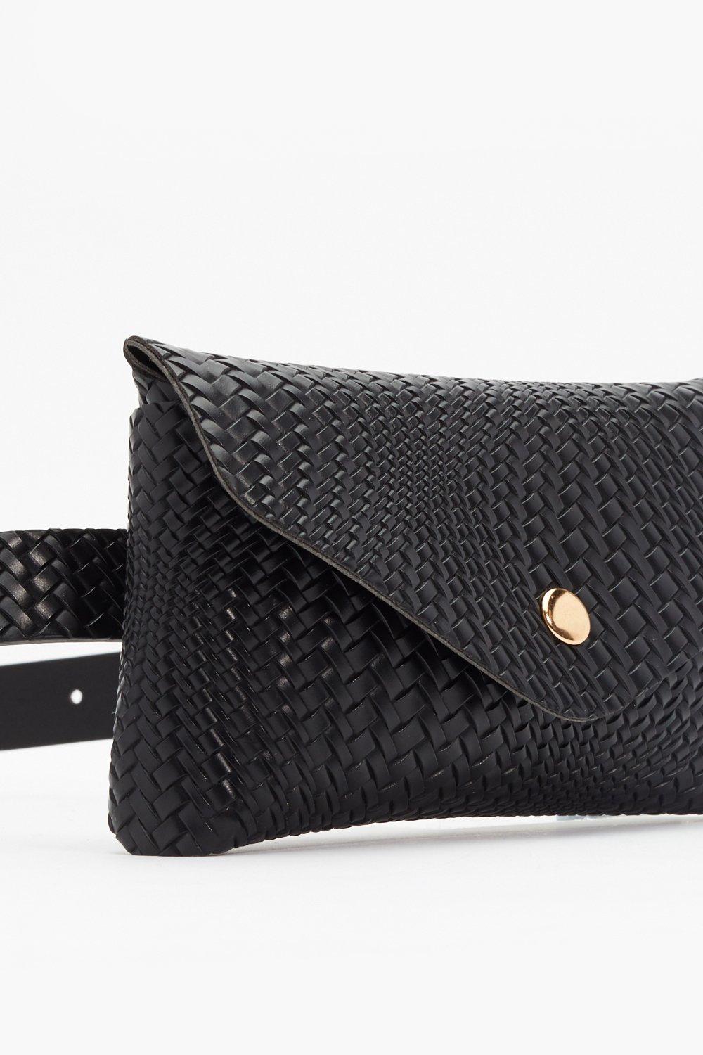 Leather envelope belt bag hotsell