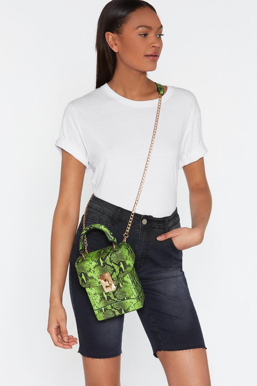 WANT Snake Play Neon Crossbody Bag image number 1