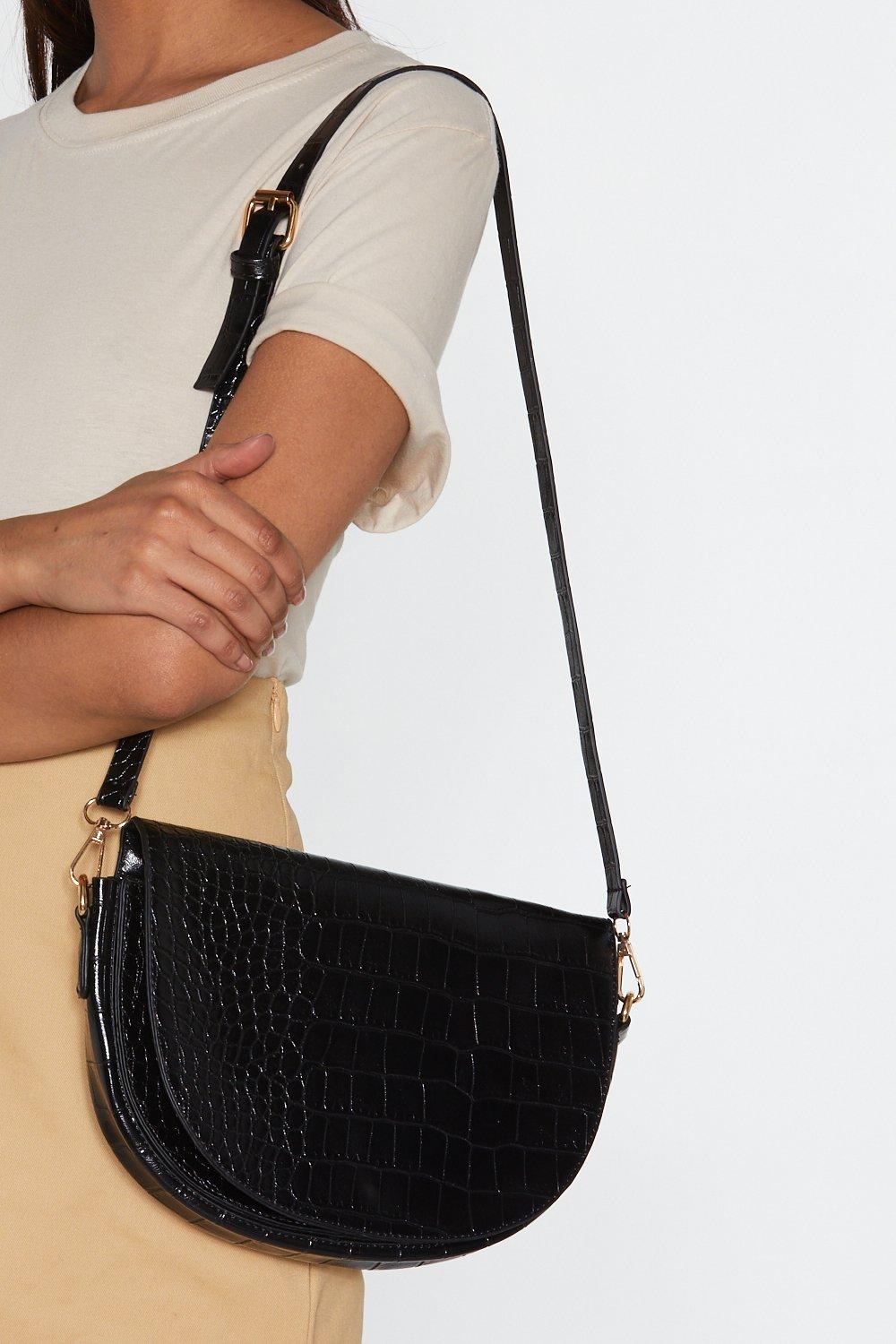 CROCODILE MOON BAG