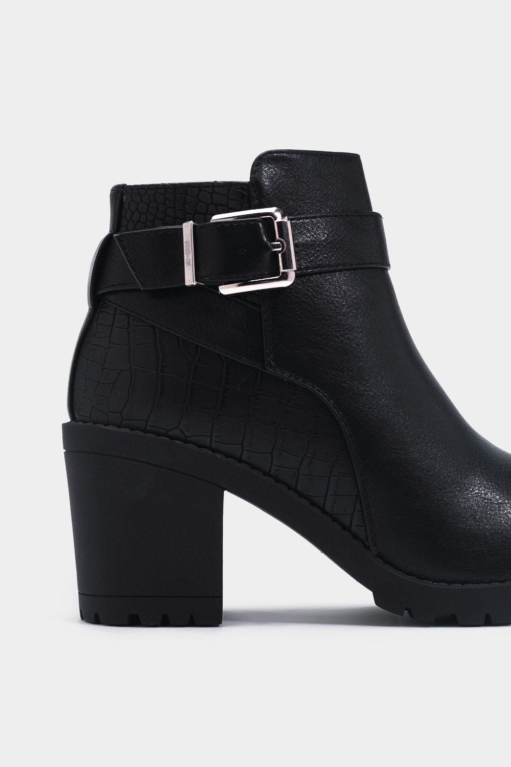 Croc buckle boots hot sale