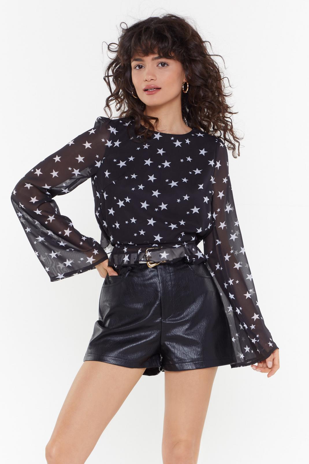 Stars are Blind Ruffle Blouse image number 1