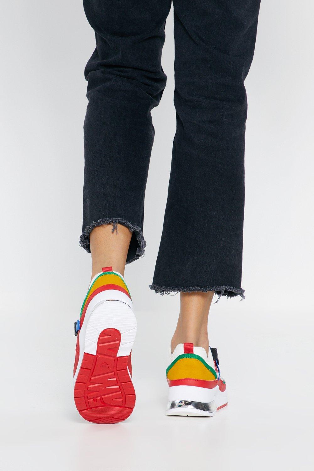 Colour Block Chunky Sneakers | Nasty Gal