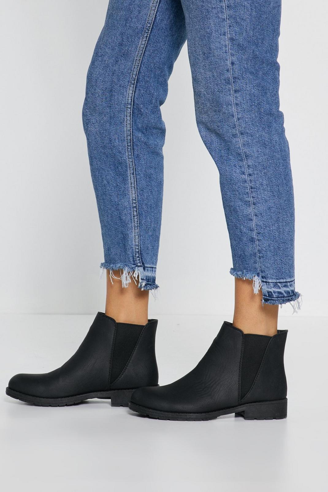 With You Faux Leather Chelsea Boots image number 1