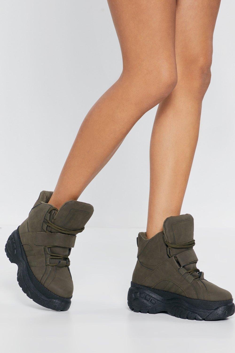 high top platform trainers