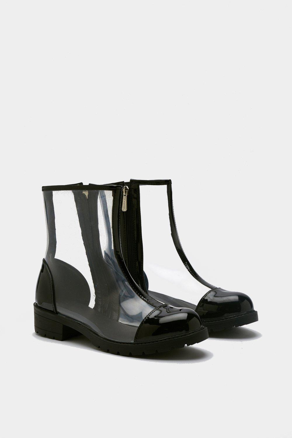 Bottines 2025 plates transparentes