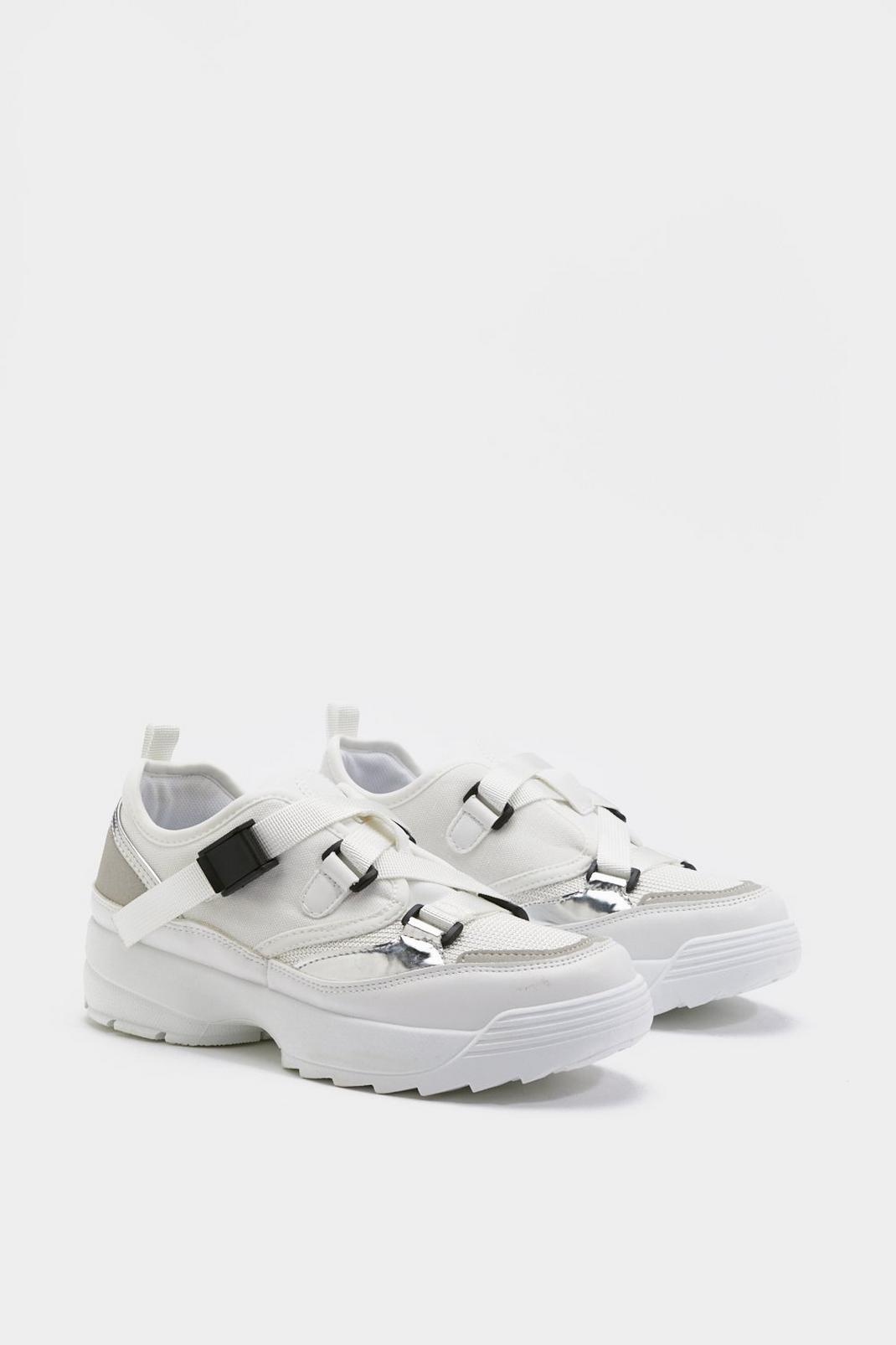 Cross Strap Chunky Sneakers image number 1