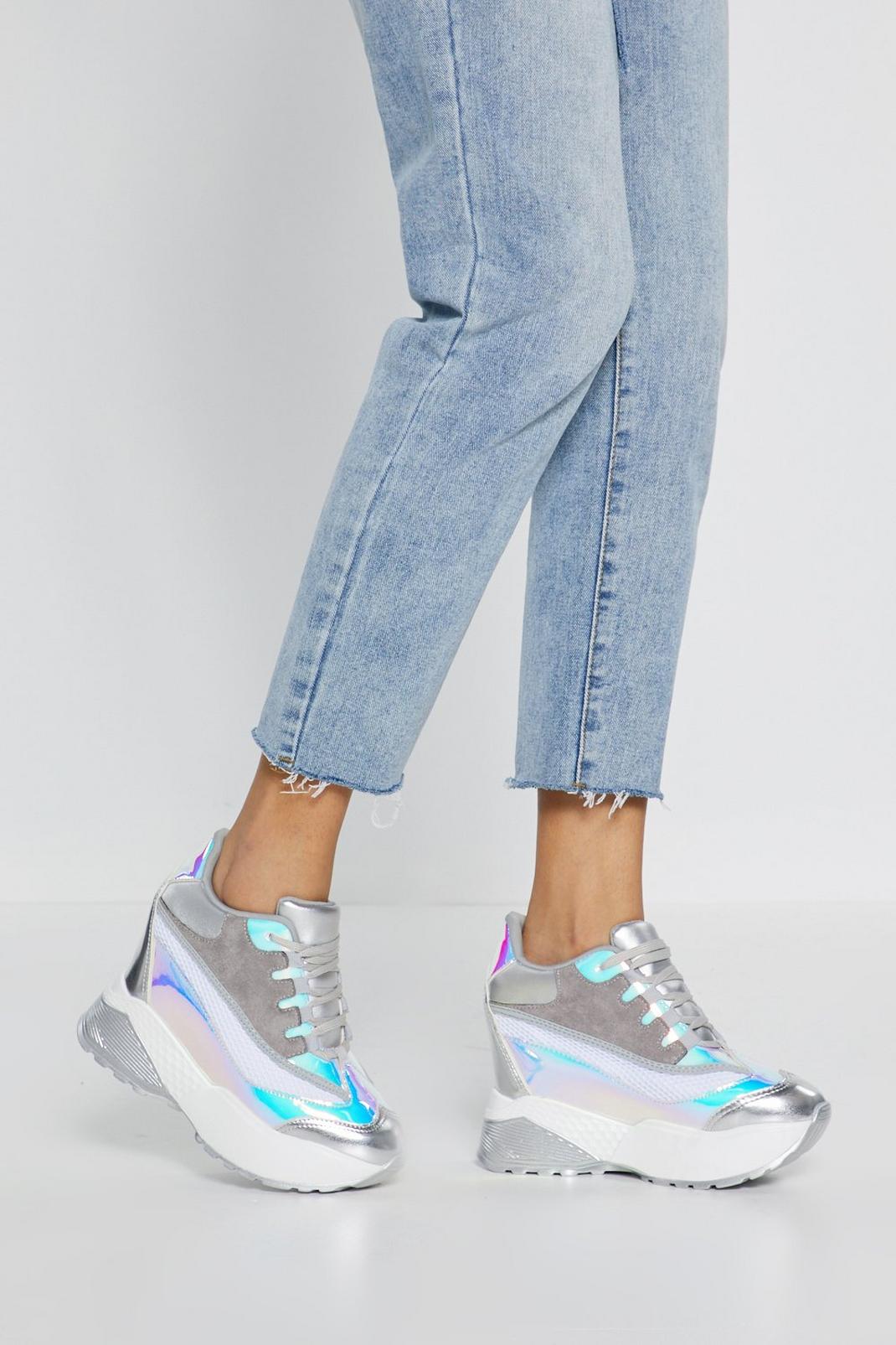 Disruptor 2 Iridescent Metallic Sneakers  Iridescent shoes, Pretty sneakers,  Sneakers fashion