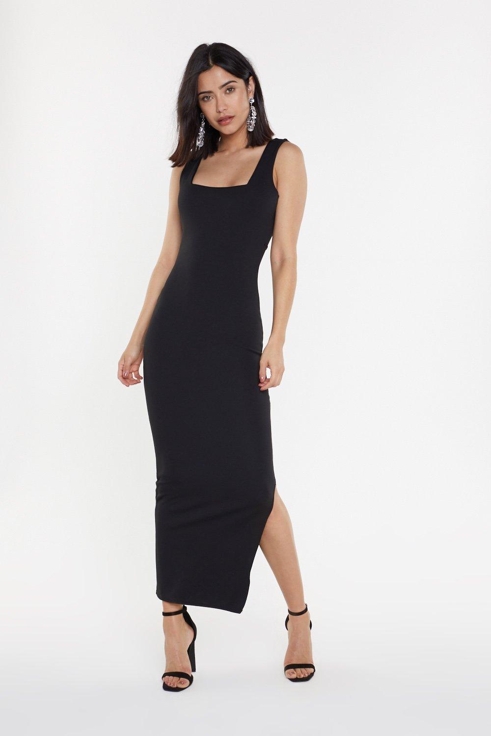 draped cowl neck dress