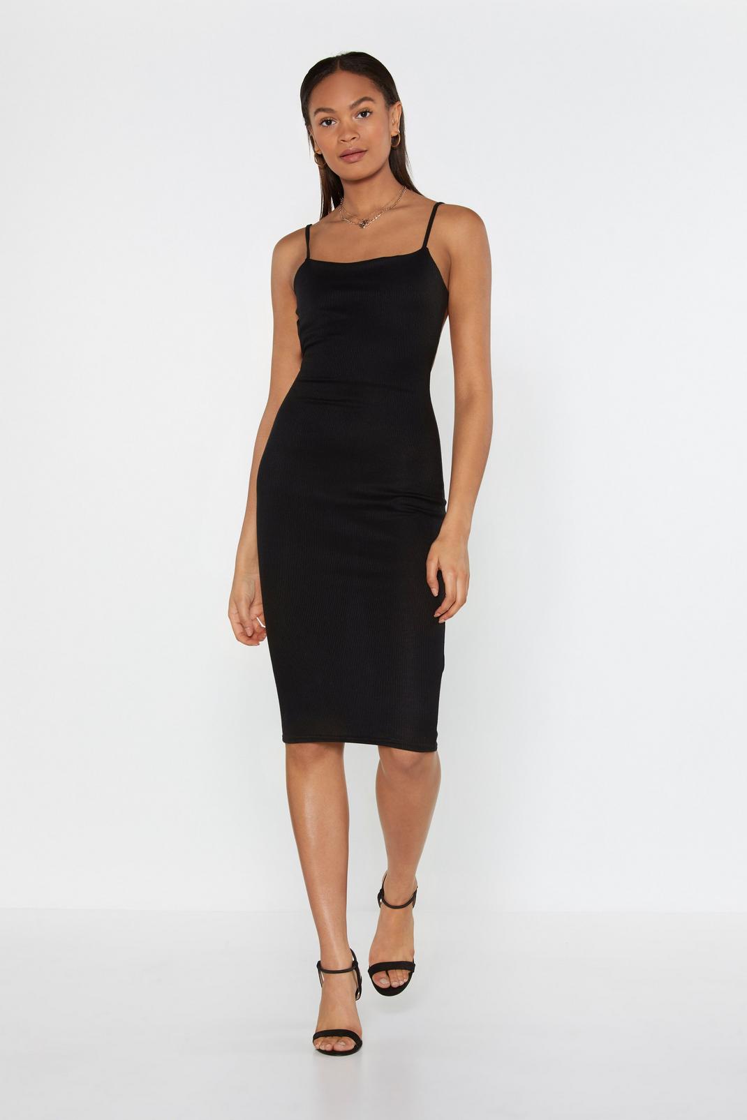 Back to You Ribbed Midi Dress image number 1