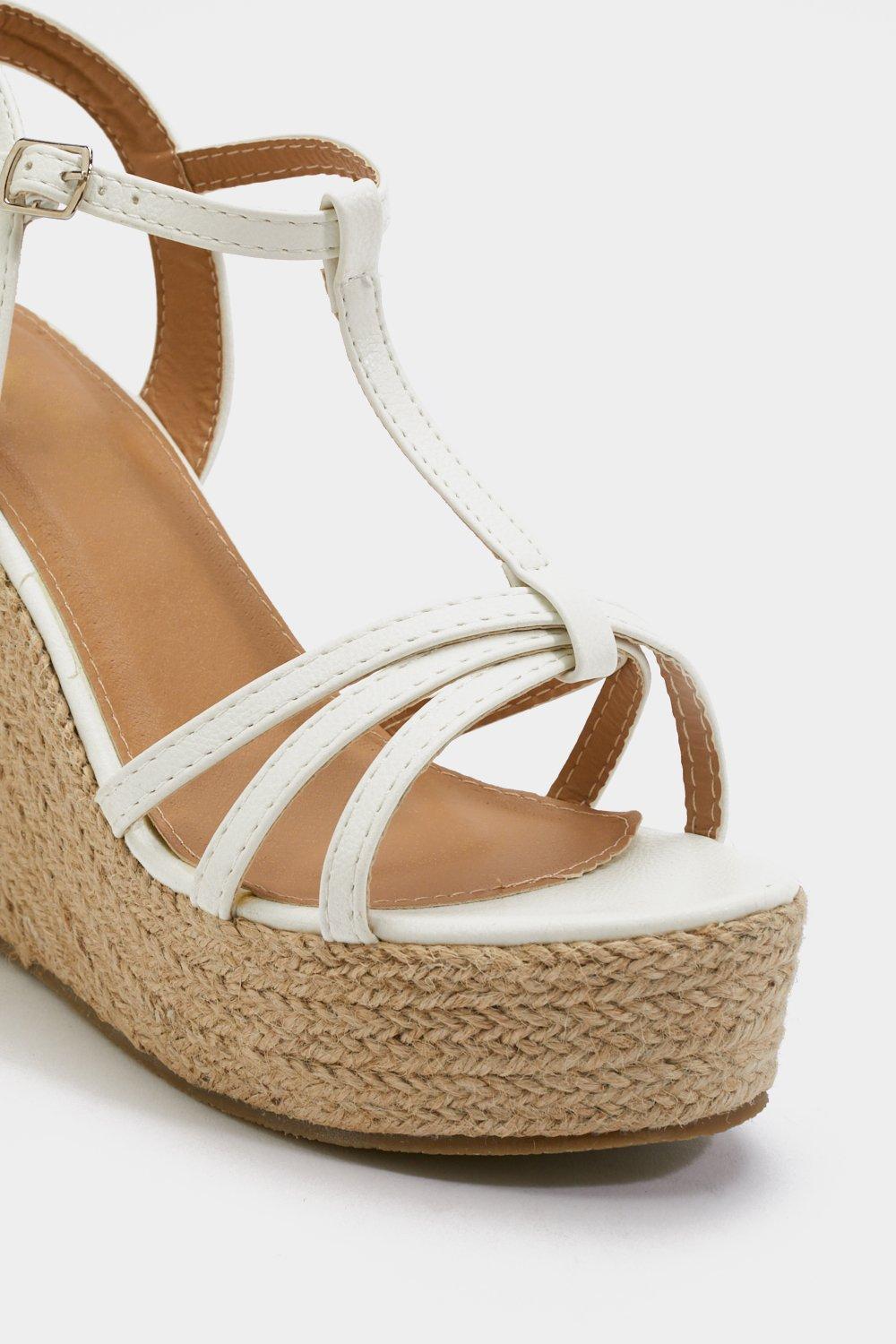 White t hot sale bar wedges