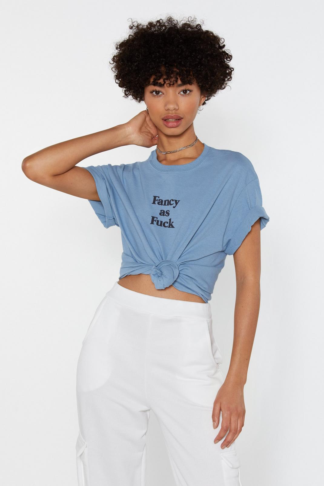 Fancy As Fuck Relaxed Tee image number 1