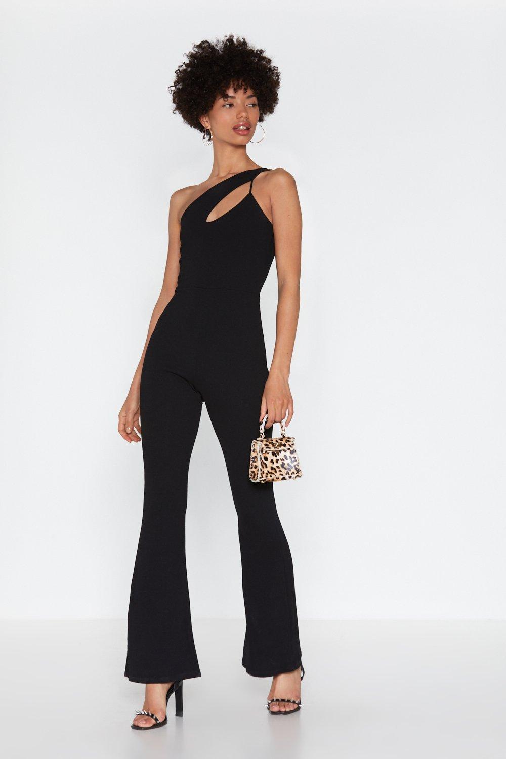 petite black jumpsuit uk