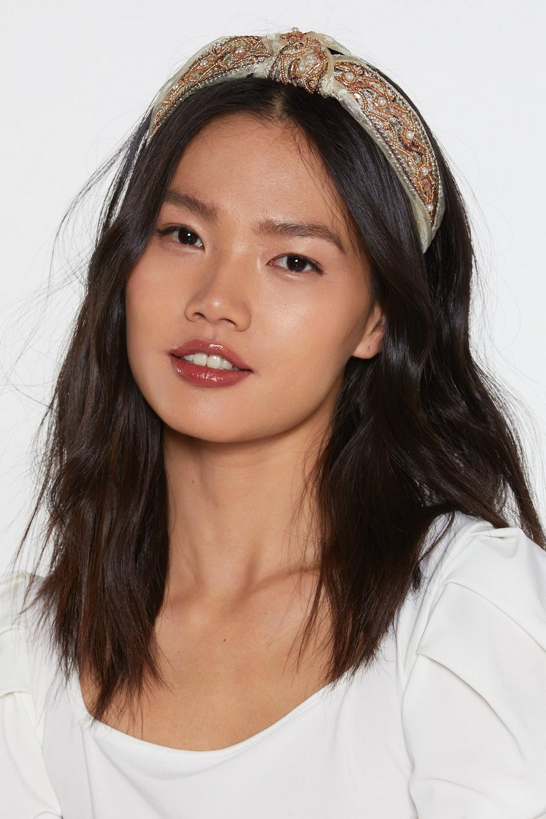 Pearl After My Own Heart Embellished Headband | Nasty Gal