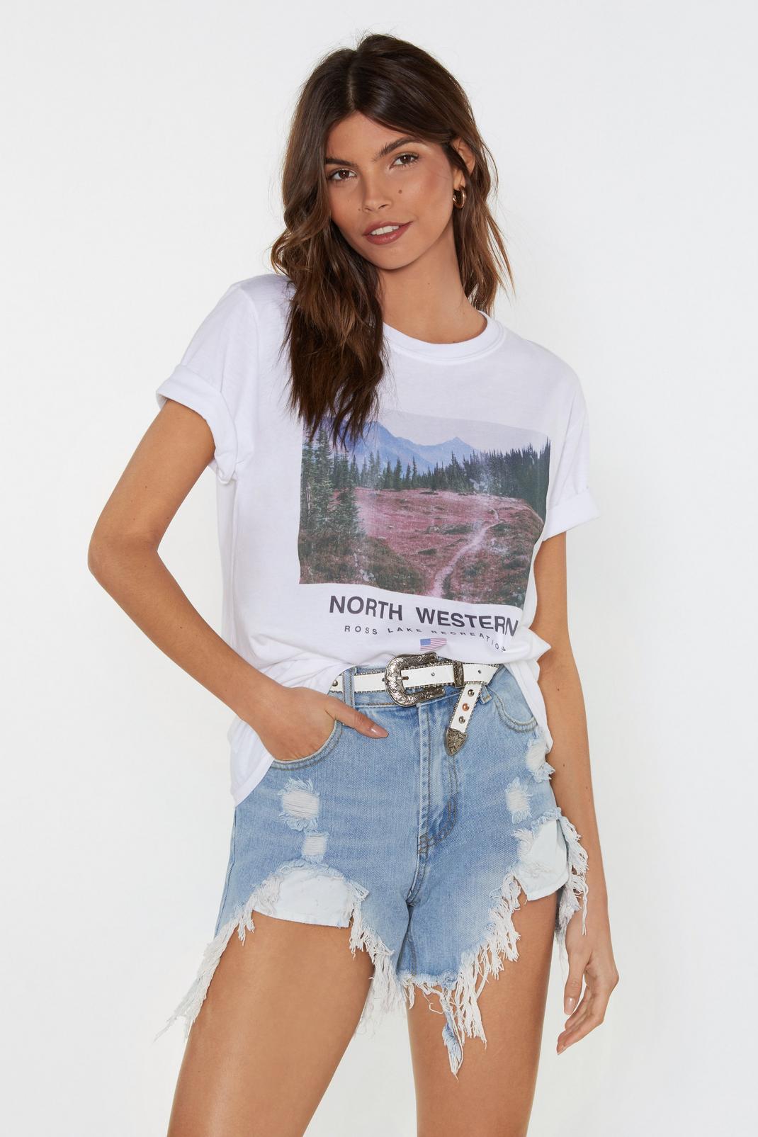 North Western Girl Graphic Tee image number 1