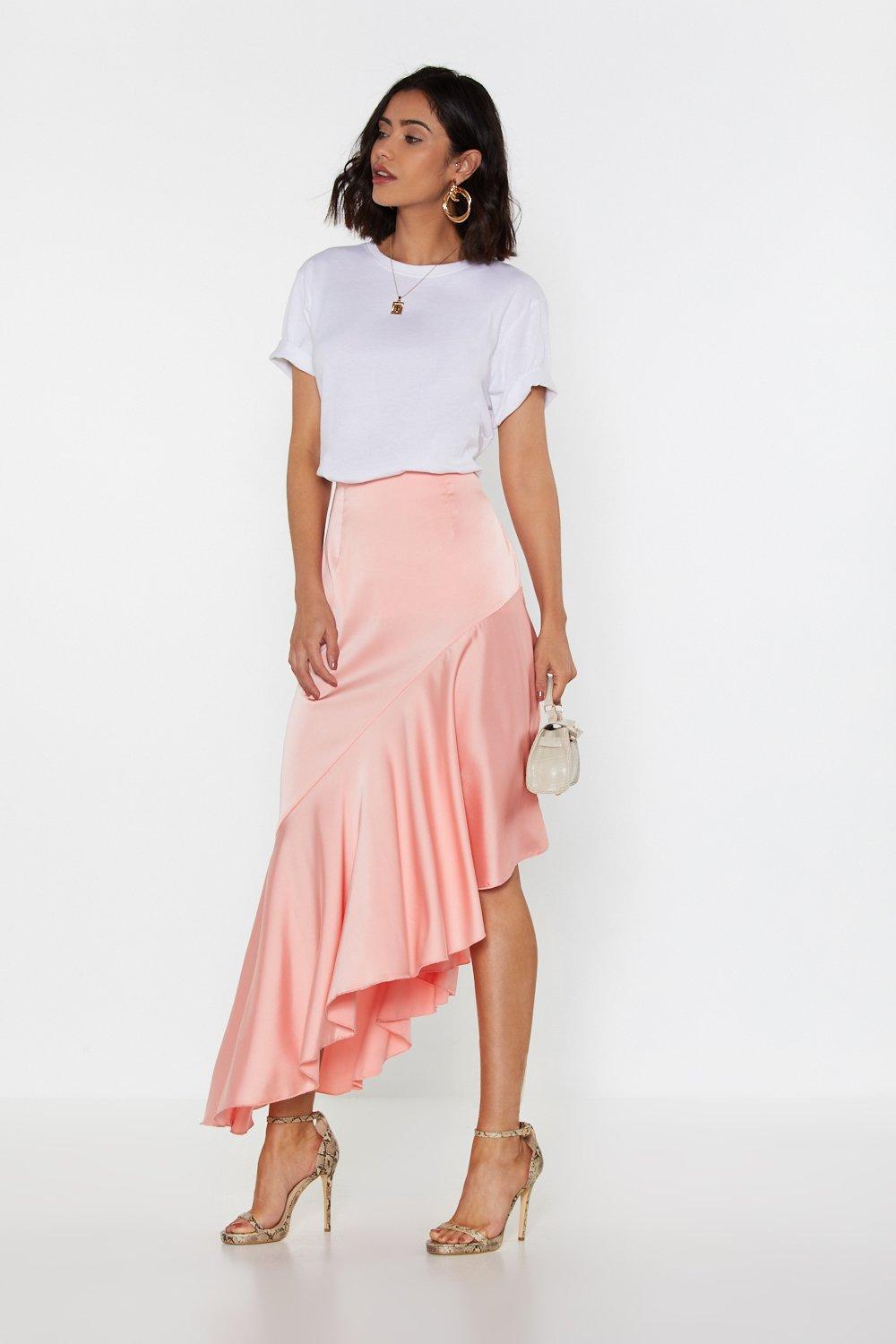 Drop down waist skirt sales