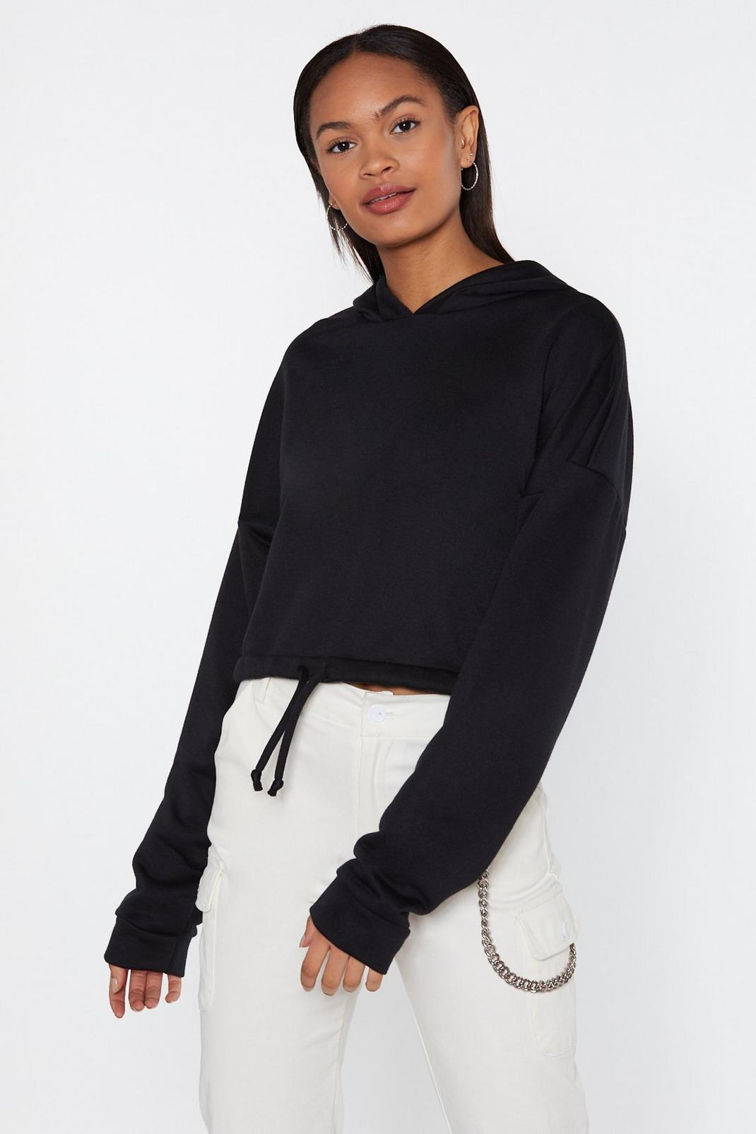 Let's Chill Cropped Hoodie | Nasty Gal