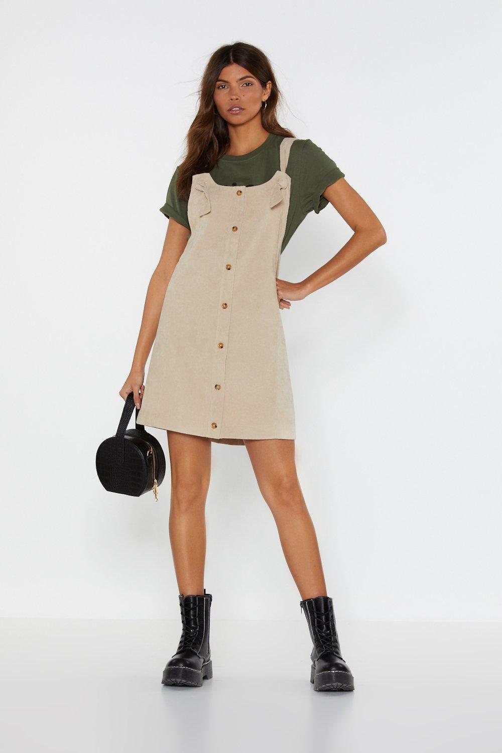 corduroy mini dress
