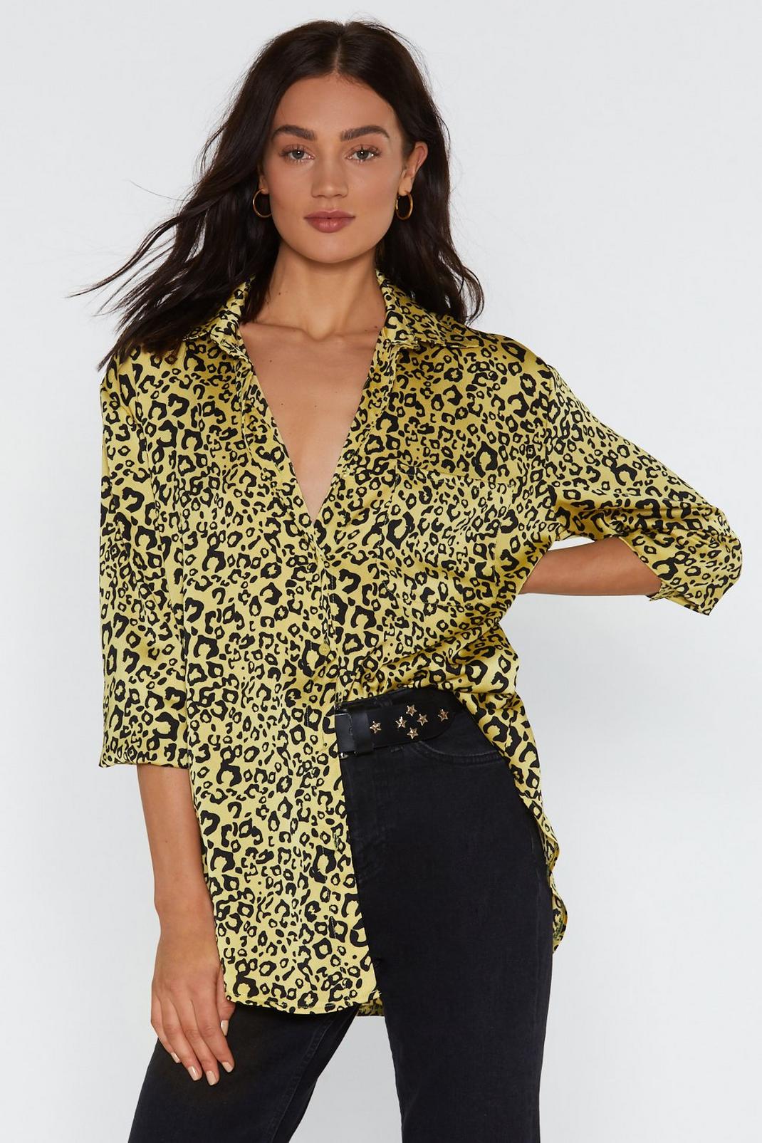You've Cat Another Thing Coming Leopard Shirt image number 1