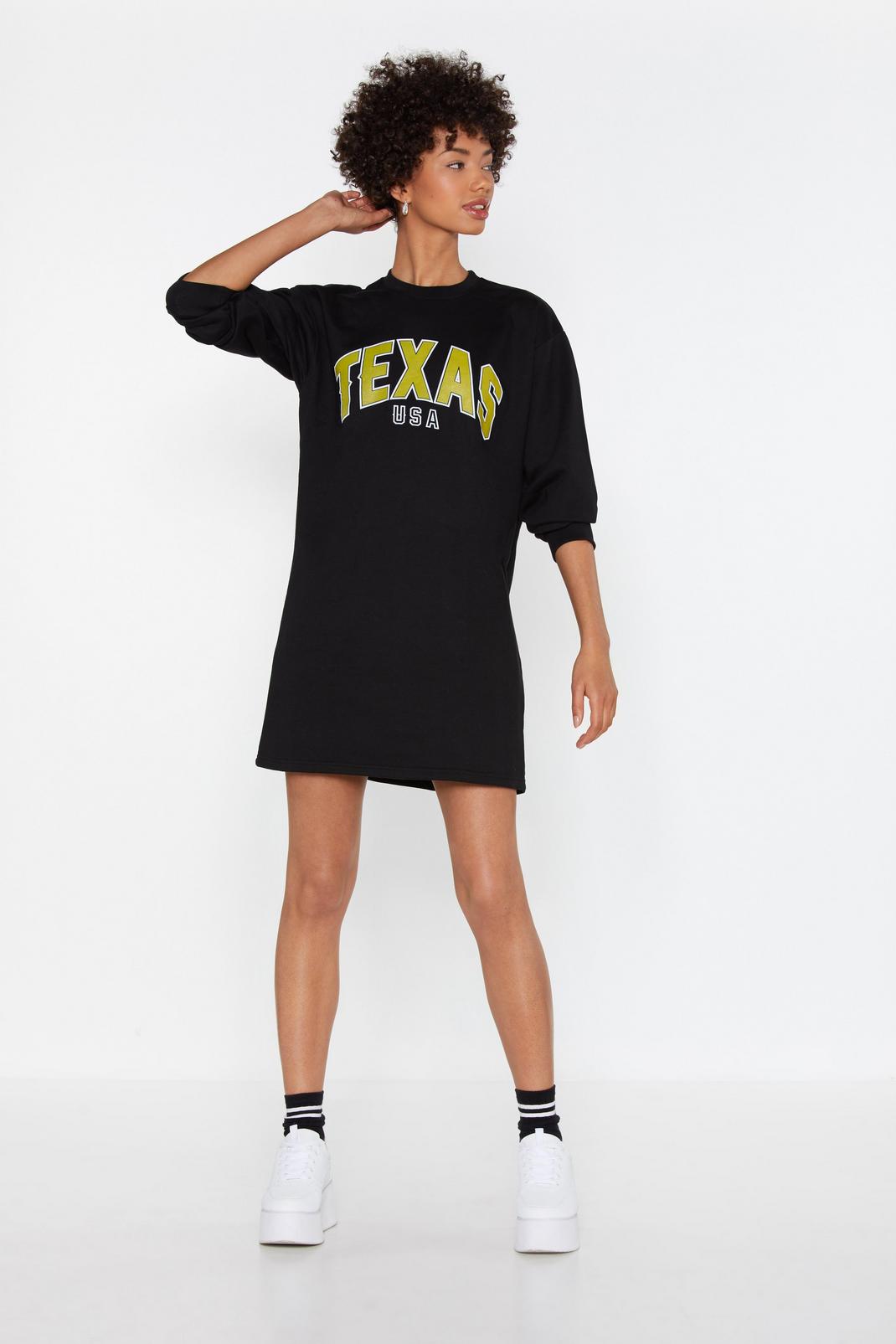 Texas Graphic Sweatshirt Dress image number 1