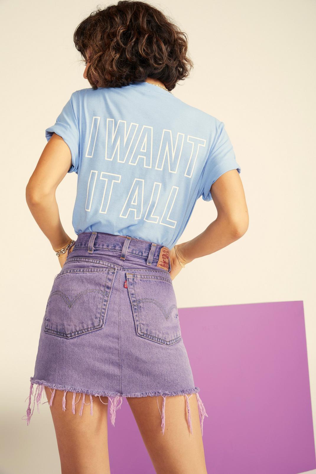 Vintage I Want It All Relaxed Graphic T-Shirt image number 1