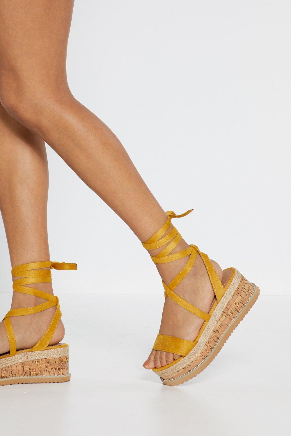 gold rope wedges