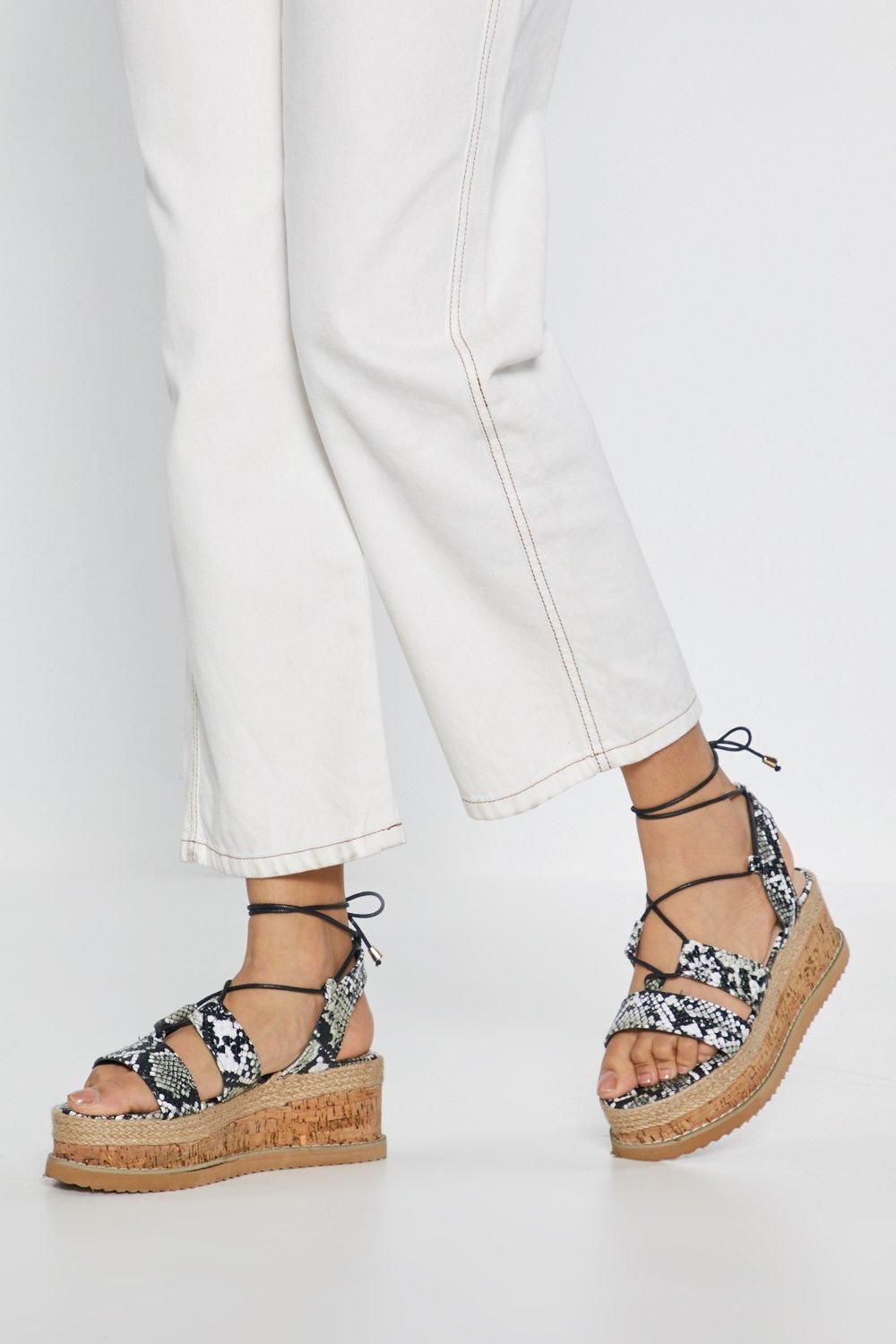 lace up sandals