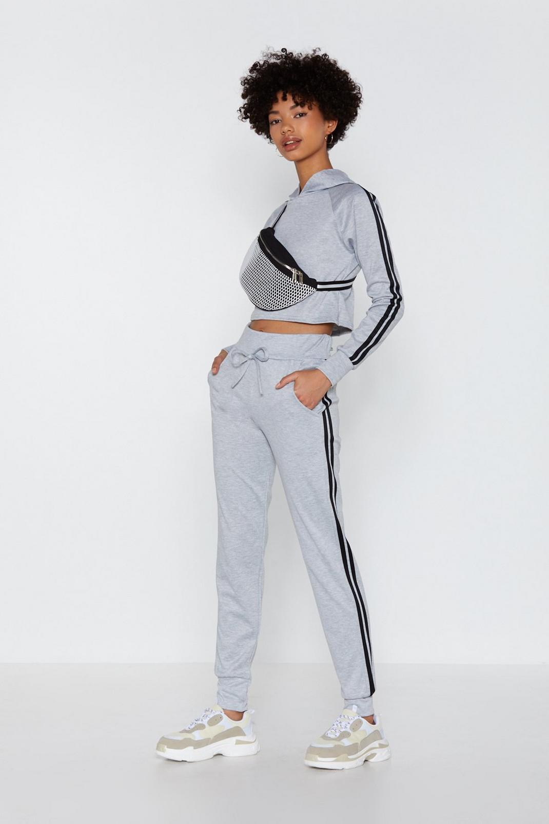 Do the Stripe Thing Hoodie and Joggers Set image number 1