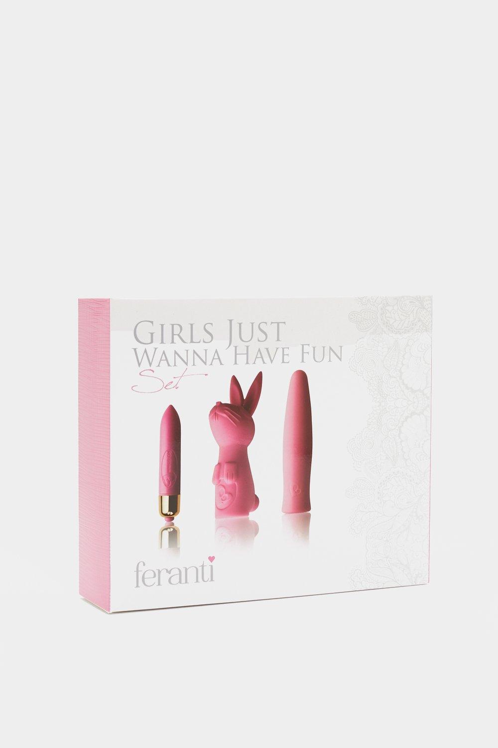 Girls Just Wanna Have Fun Rabbit and Vibrator Set | Nasty Gal