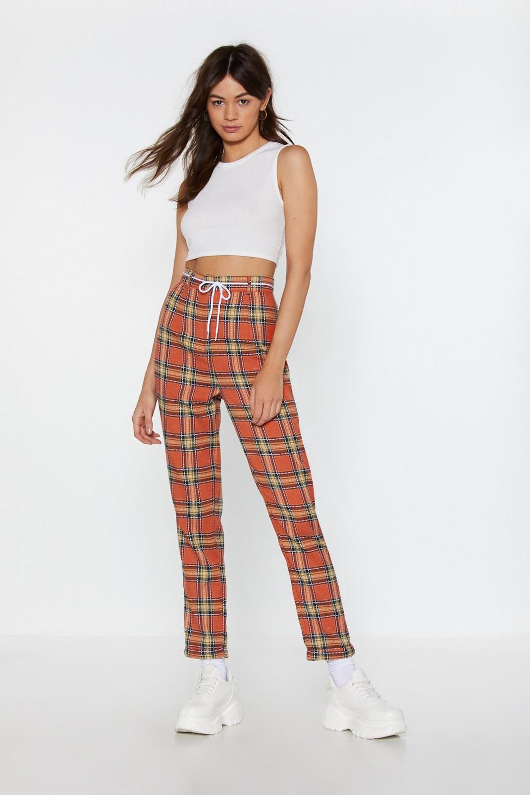 Checked Suit Pant | Nasty Gal