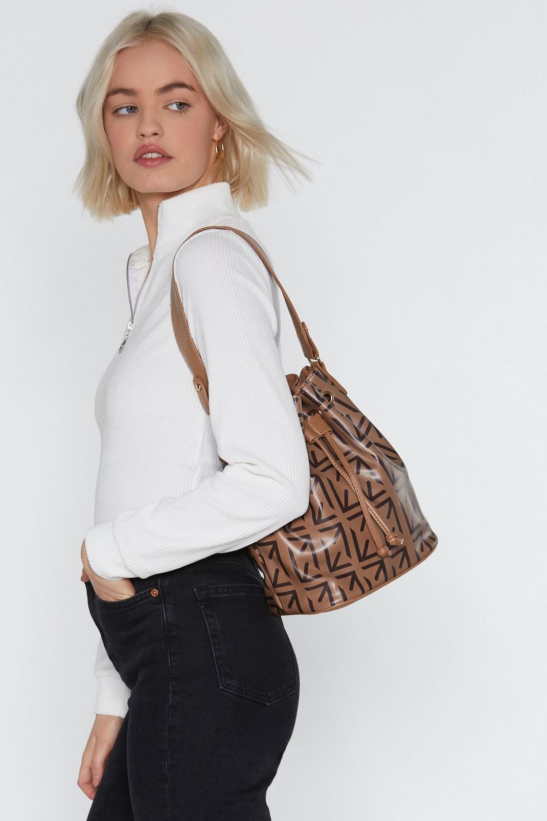 WANT Print in Your Eyes Bucket Bag image number 1