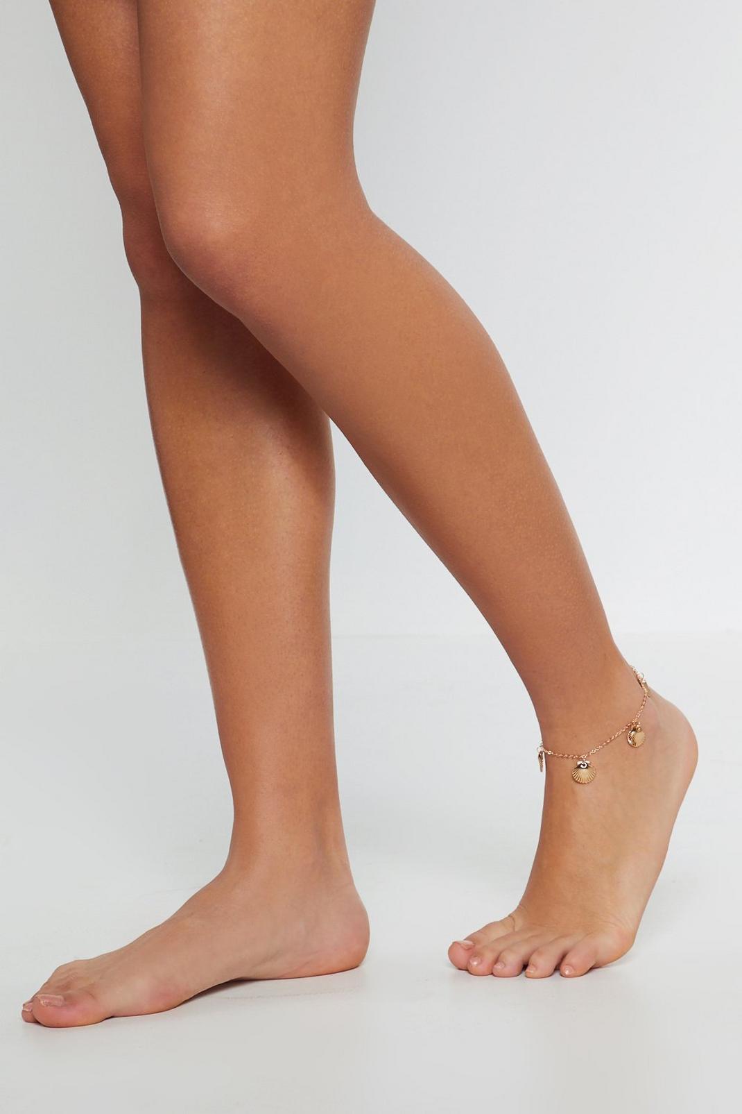 Get the Shell Out Dainty Anklet image number 1
