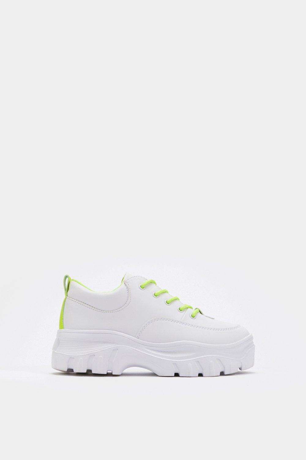chunky platform trainers
