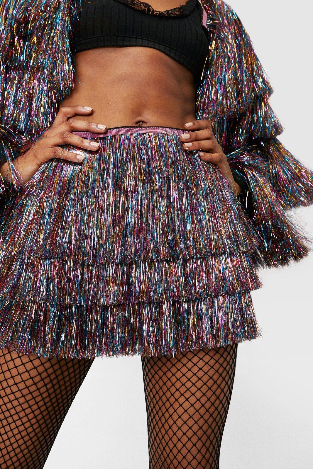 https://media.nastygal.com/i/nastygal/agg76113_multi_xl_1/multi-multicoloured-high-waisted-tinsel-fringe-shorts