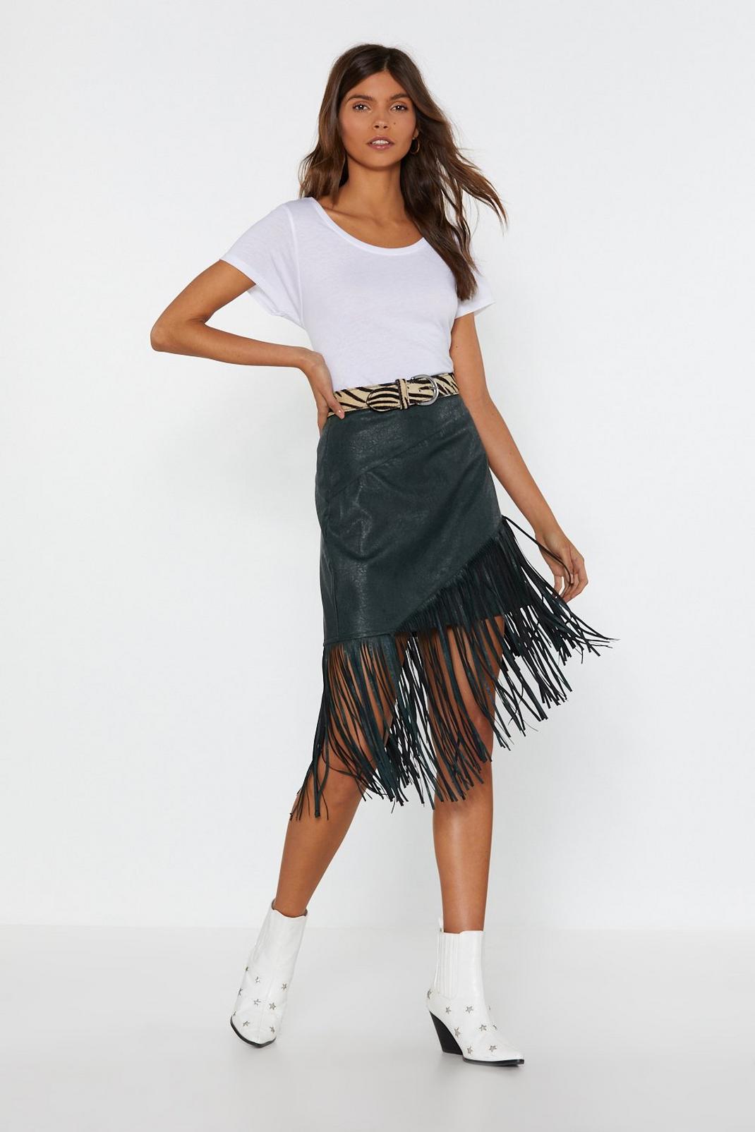 Shake a Chance Faux Leather Mini Skirt | Nasty Gal