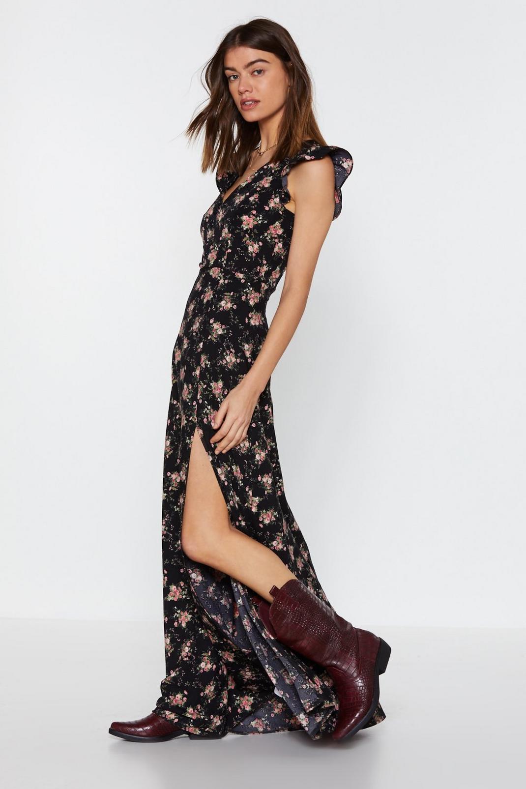 Flower Down on Me Maxi Dress image number 1