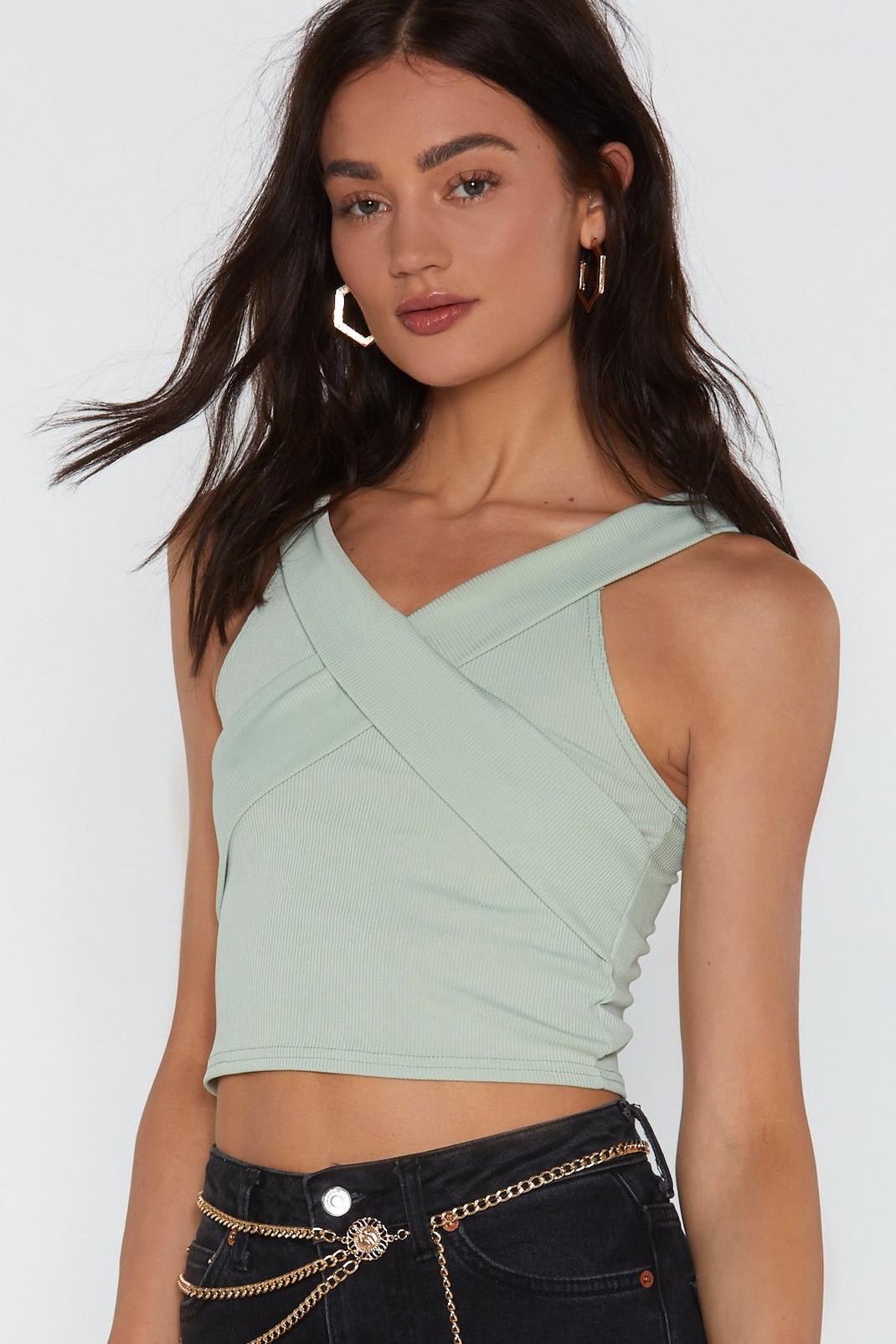 Wrapped Up Crop Top image number 1