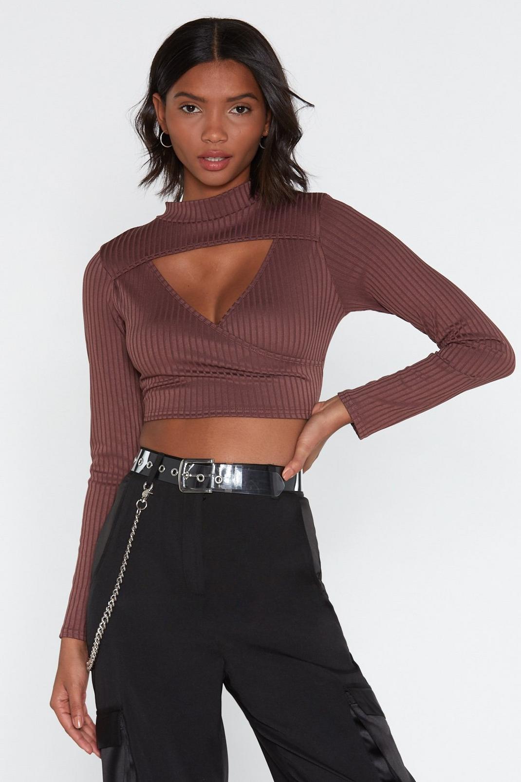 Cut Out Crop Top image number 1